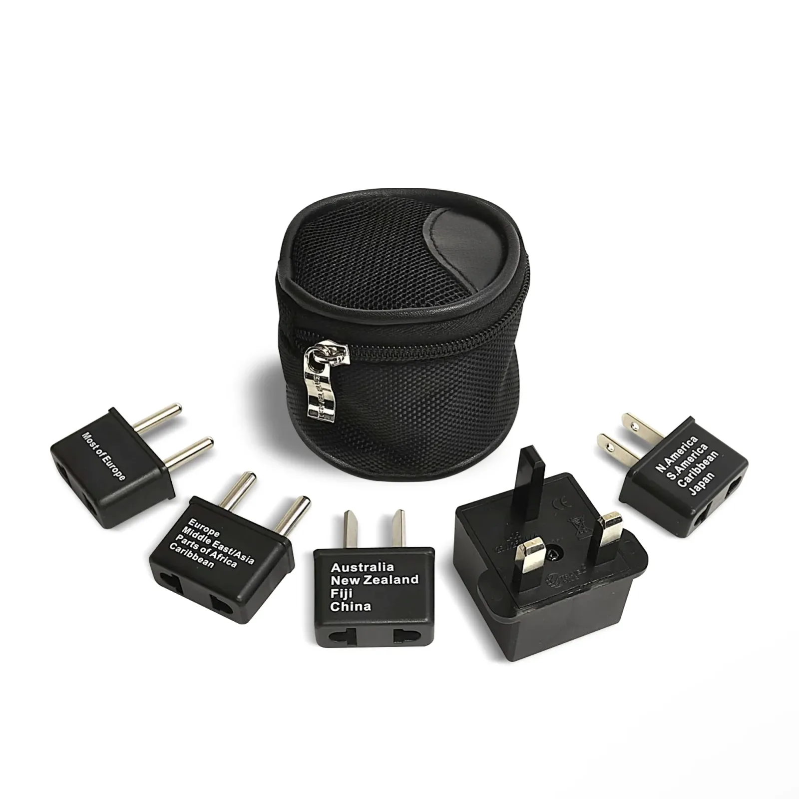 Ceptics Adapter Plug Set for Worldwide International Travel (Set of 5)