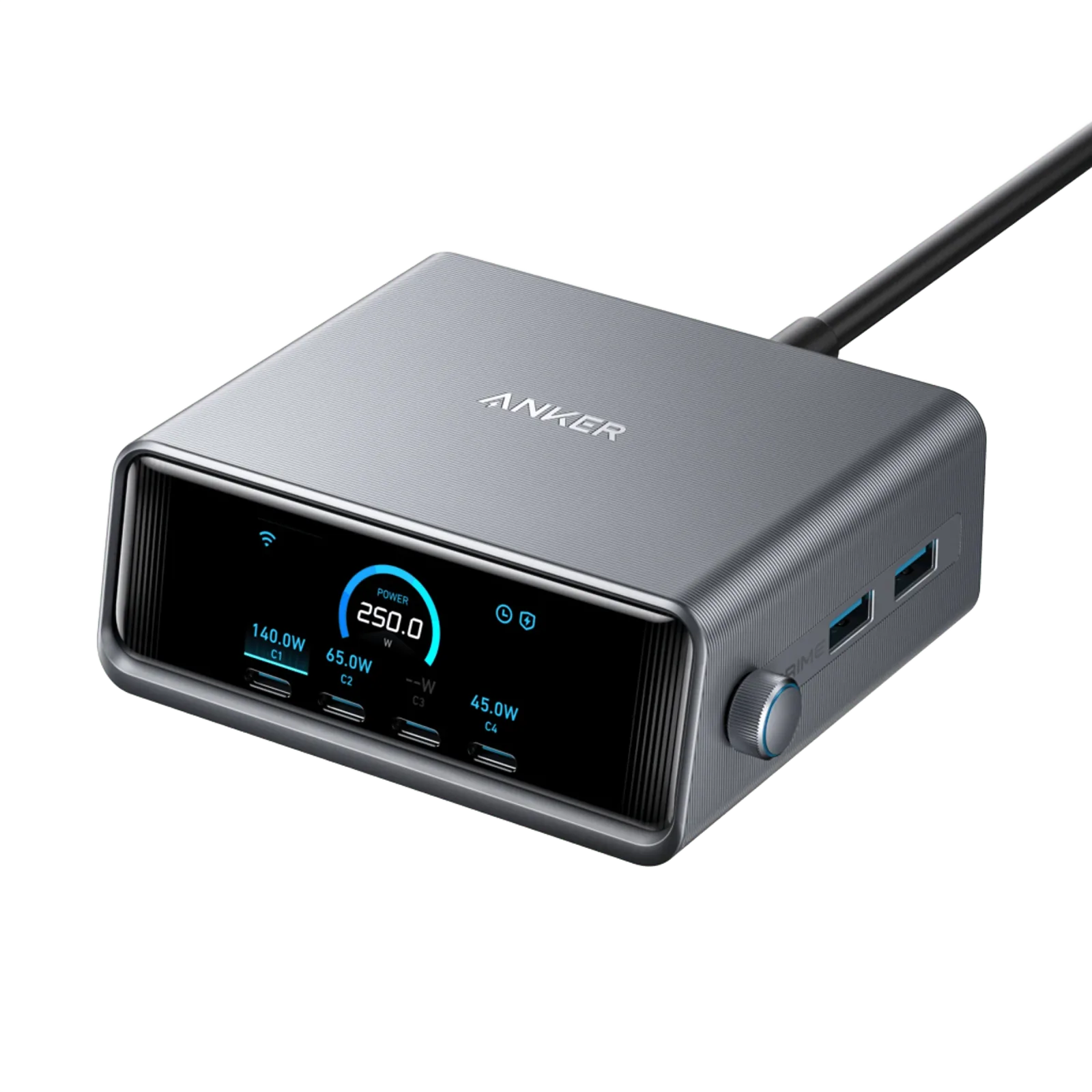 Anker Prime Charger (250W, 6 Ports, GaNPrime)