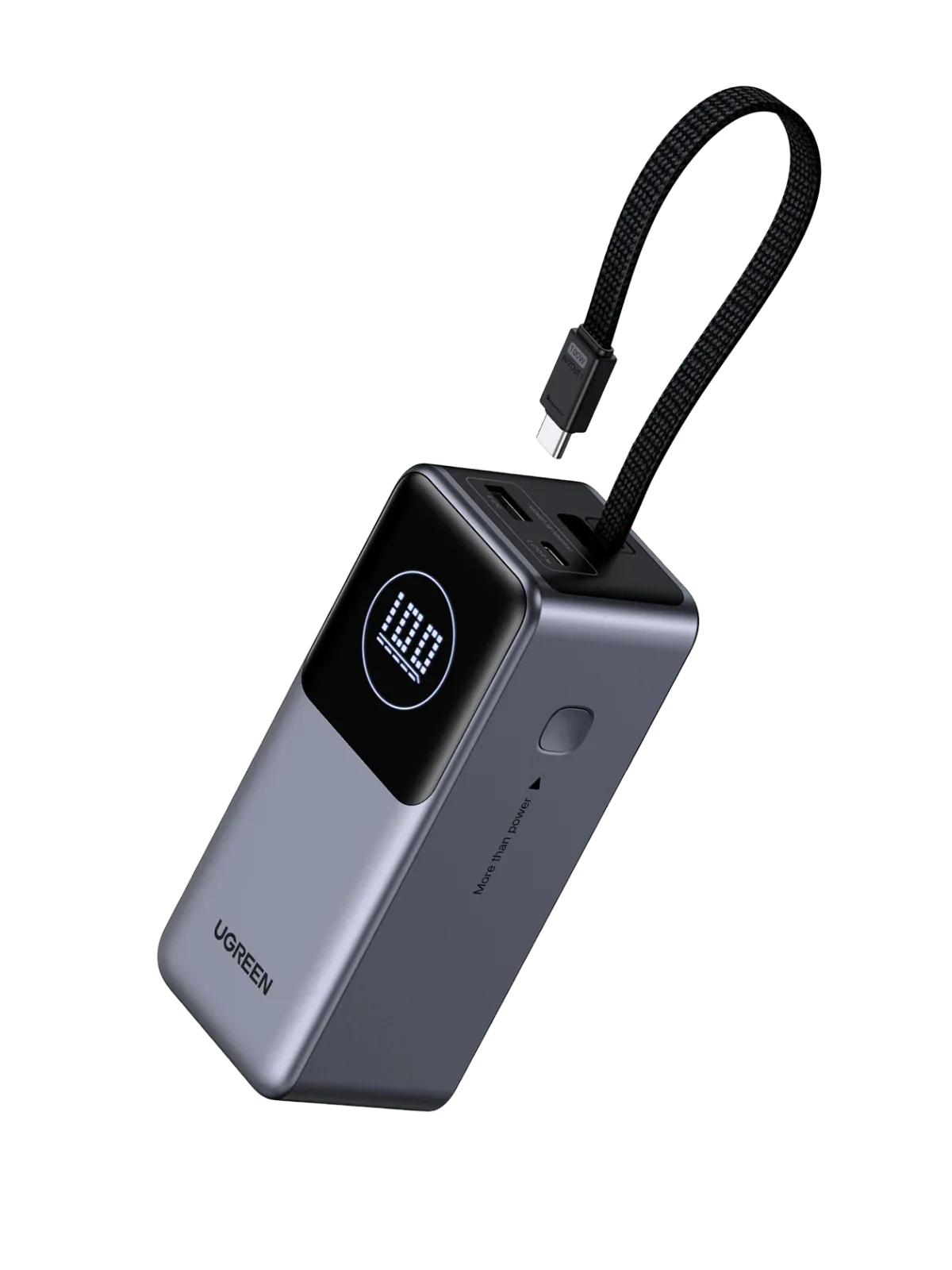 UGREEN Nexode 20000mAh 130W Power Bank with Built-in USB-C Cable